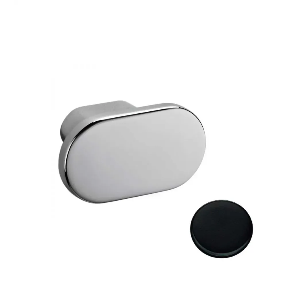 Appenditutto da Bagno Nero Opaco Colombo Design collezione Sencillo B2727 Con fissaggio tassello