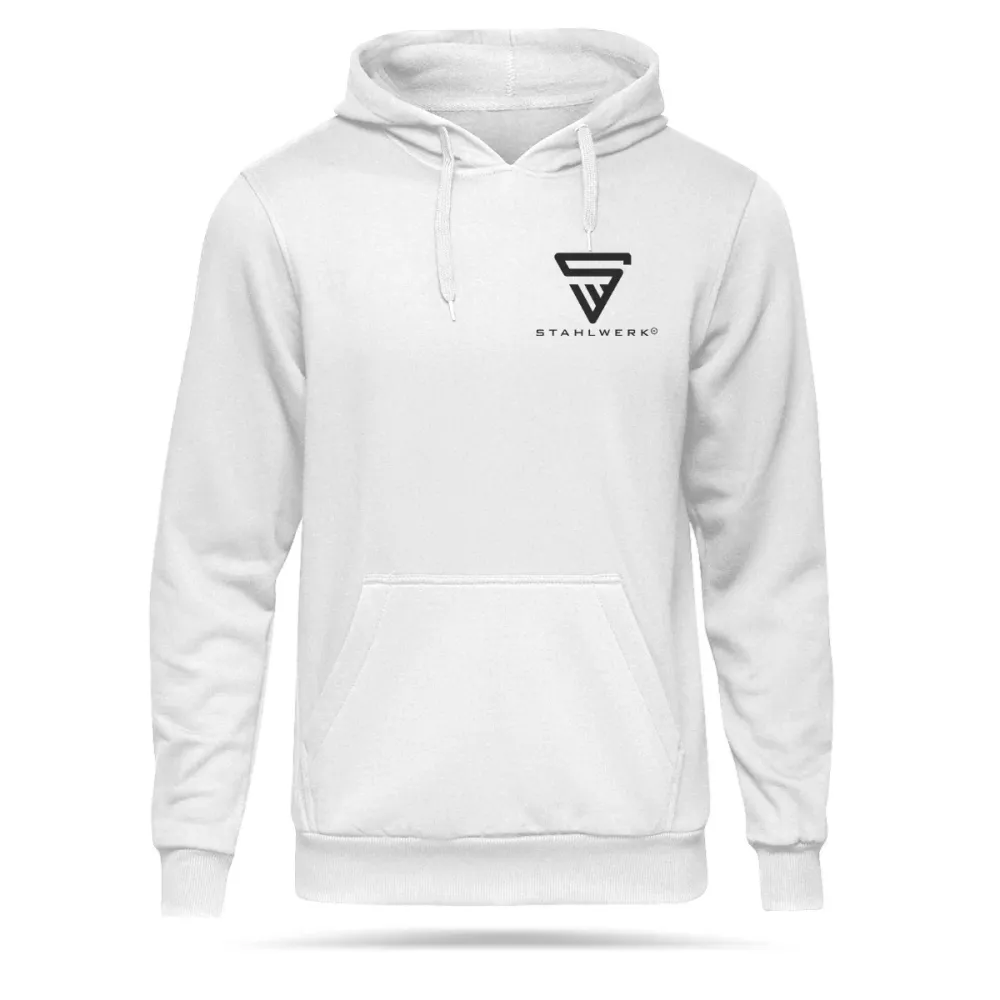 Steelworks capucha / capucha pulli tamaño blanco m