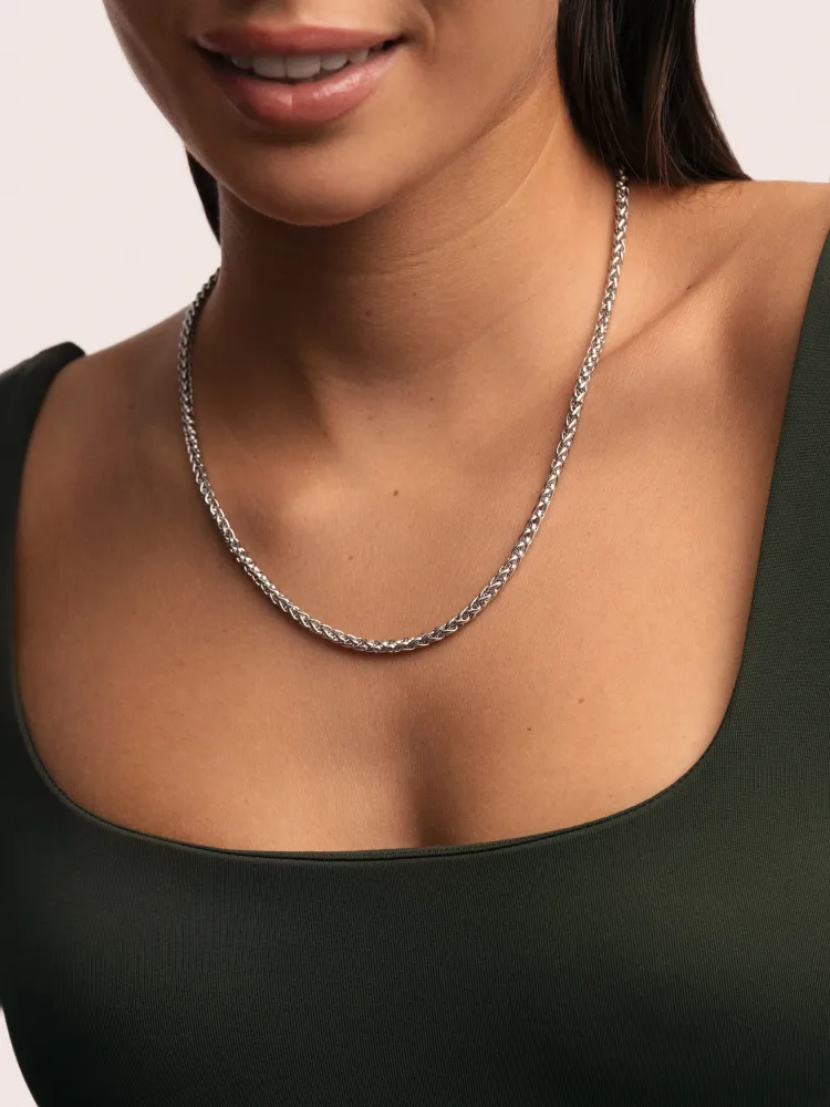 Collar Fine Disco Acero