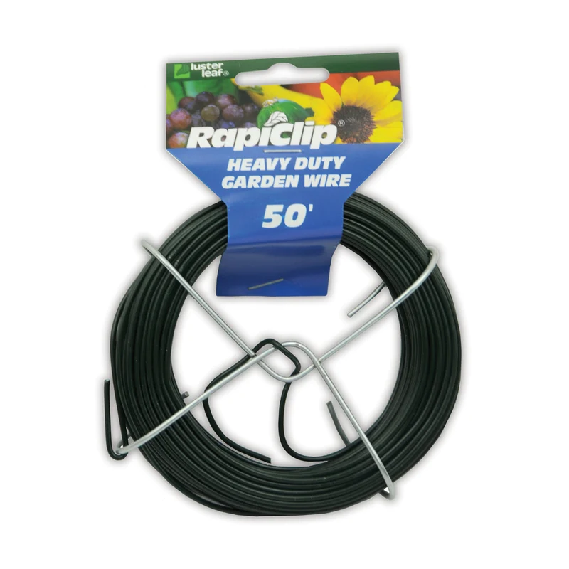 Alambre de jardín resistente Luster Leaf 834 Rapiclip, rollo de 15 metros (paquete de 12)