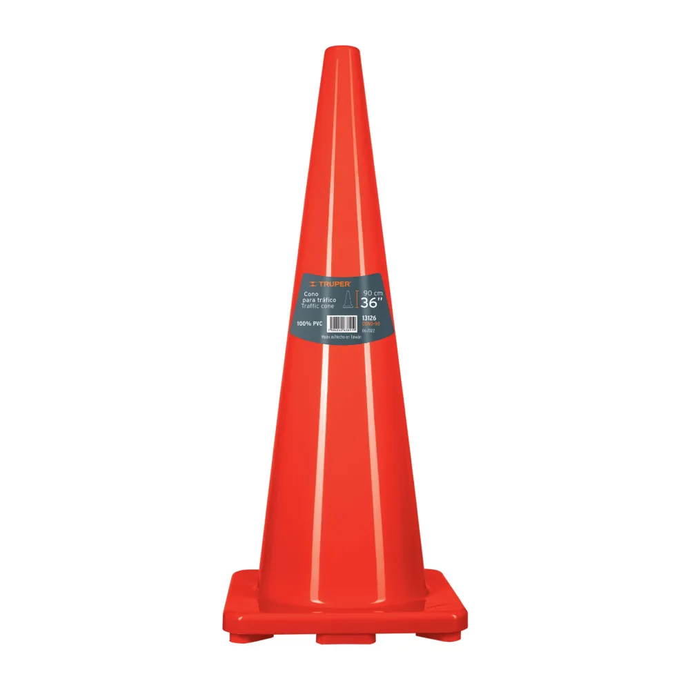 CONO DE PRECAUCISN DE 90 CM DE PVC, TRUPER