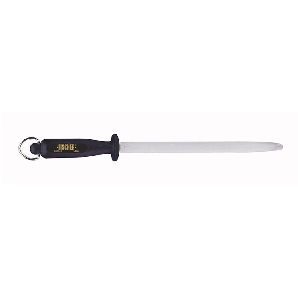Fusil pour Couteau Aiguisage Mèche Ovale 25 cm - FISCHER con 4 Tornillos Incluidos