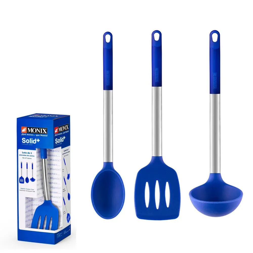 Set 3 Solid+ Monix Utensils