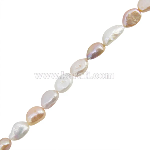 Perla Cultivada Nugget 10-11mm Multicolor Reluciente