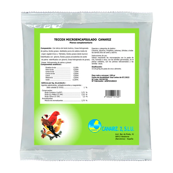 Bisagra de Cofre Teccox Microencapsulado Canariz 100 gr