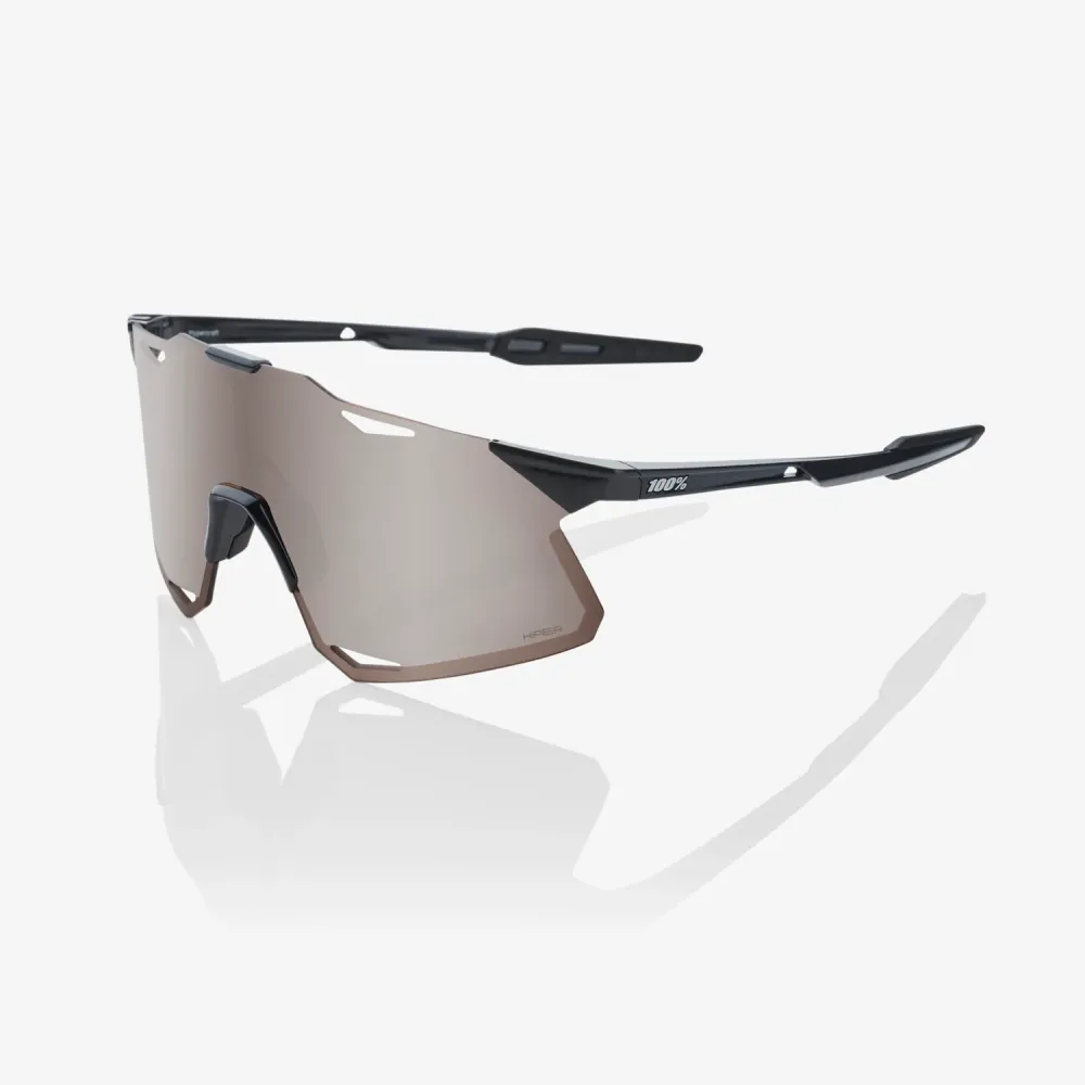 100% HYPERCRAFT® - Gloss Black - HiPER® Silver Mirror + Diáfano Lens