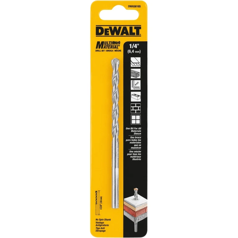 Broca multiusos de 1/4 x 4,75" DeWalt