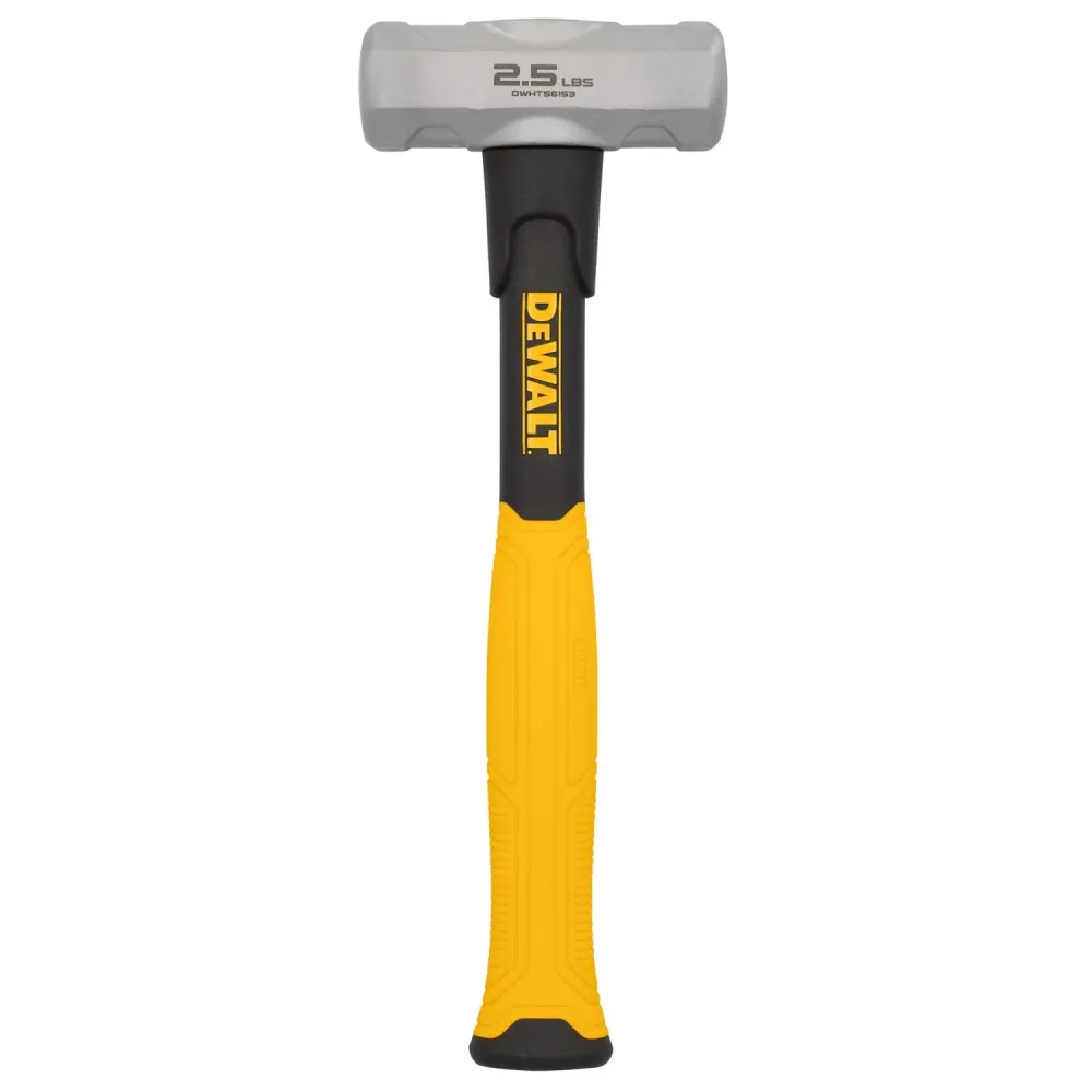 Martillo de ingenierí de acero DeWalt de 2,5 lb y 12 con mango de fibra de vidrio