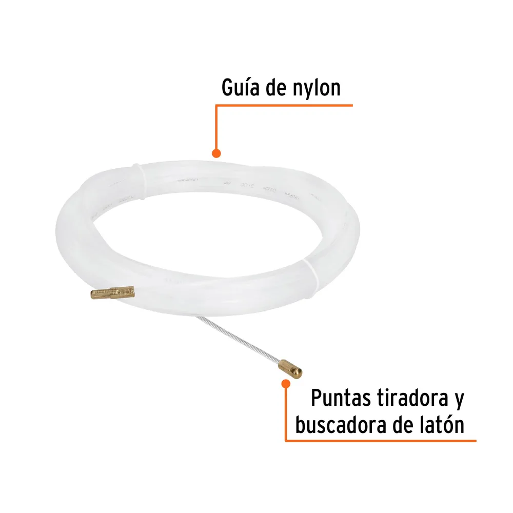 Guí de nylon para cable 15 m