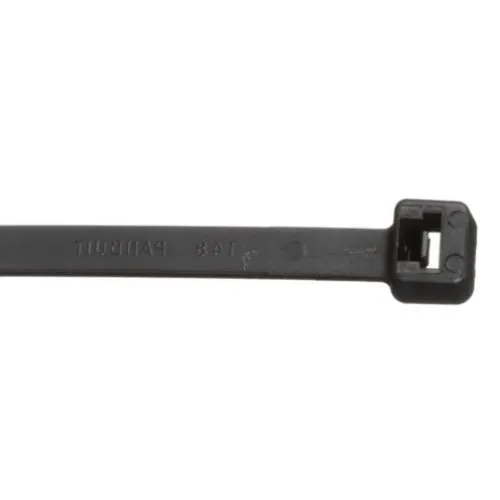 Heat Stabilized Convencional Cross Section Locking Cable Tie Black PLT2.5S-M30 (Pack 1000)