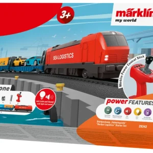 1/87 Märklin my world 29342 caja de iniciación logística Portuaria con sonido y luces escala ho 00