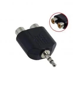 ADAPTADOR PLUG STEREO 3.5 mm PLASTICO