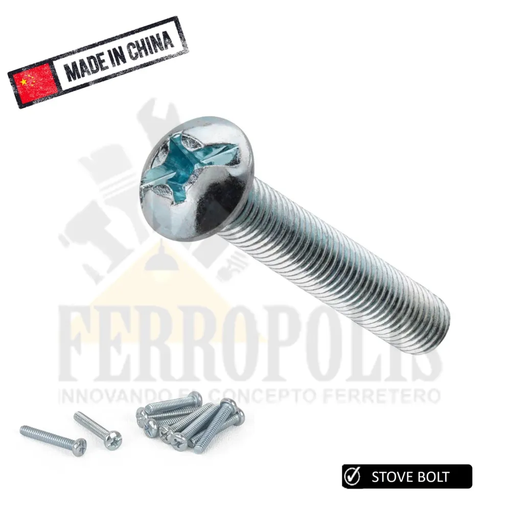 STOVE BOLT 5/32" X 3" C/T (100PCS)