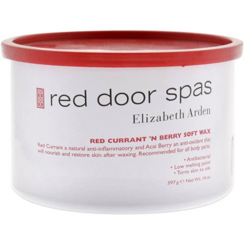 Red door spa cera suave-berry-elizabeth arden-14oz. con 100 Ligaduras Incluidas