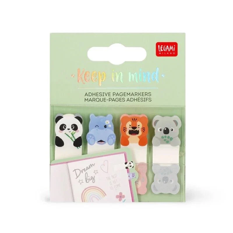 MARCAPAGINAS ADHESIVOS KEEP MIND CUTE ANIMALS (SKN0003)