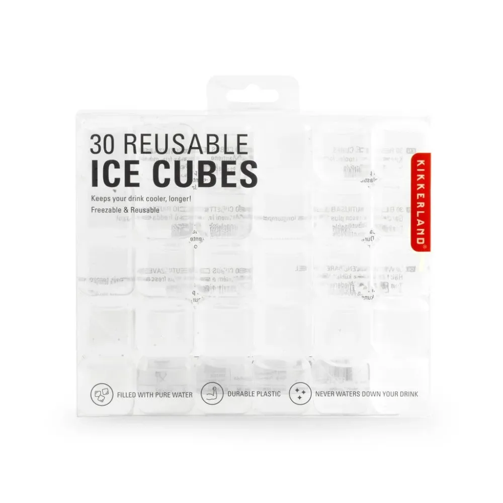 CUBOS DE HIELO CLEAR RECARGABLE ICE CUBES S/30 (CU267) ** para Líquidos Corrosivos