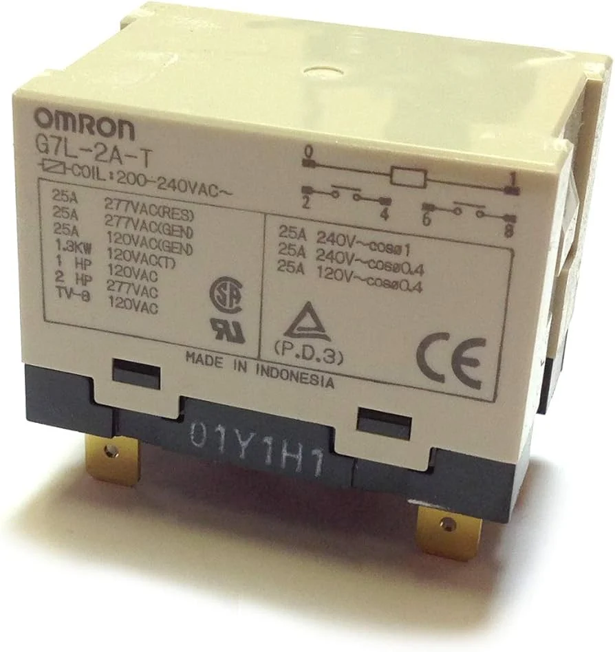 240V / 25A RELAY (G7L-2A-T 200-240V AC COIL) numatic