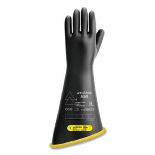 18" Length 8Size RIG Electrical Insulating Class 2 Gloves Ébano 012-RIG218YBCC080