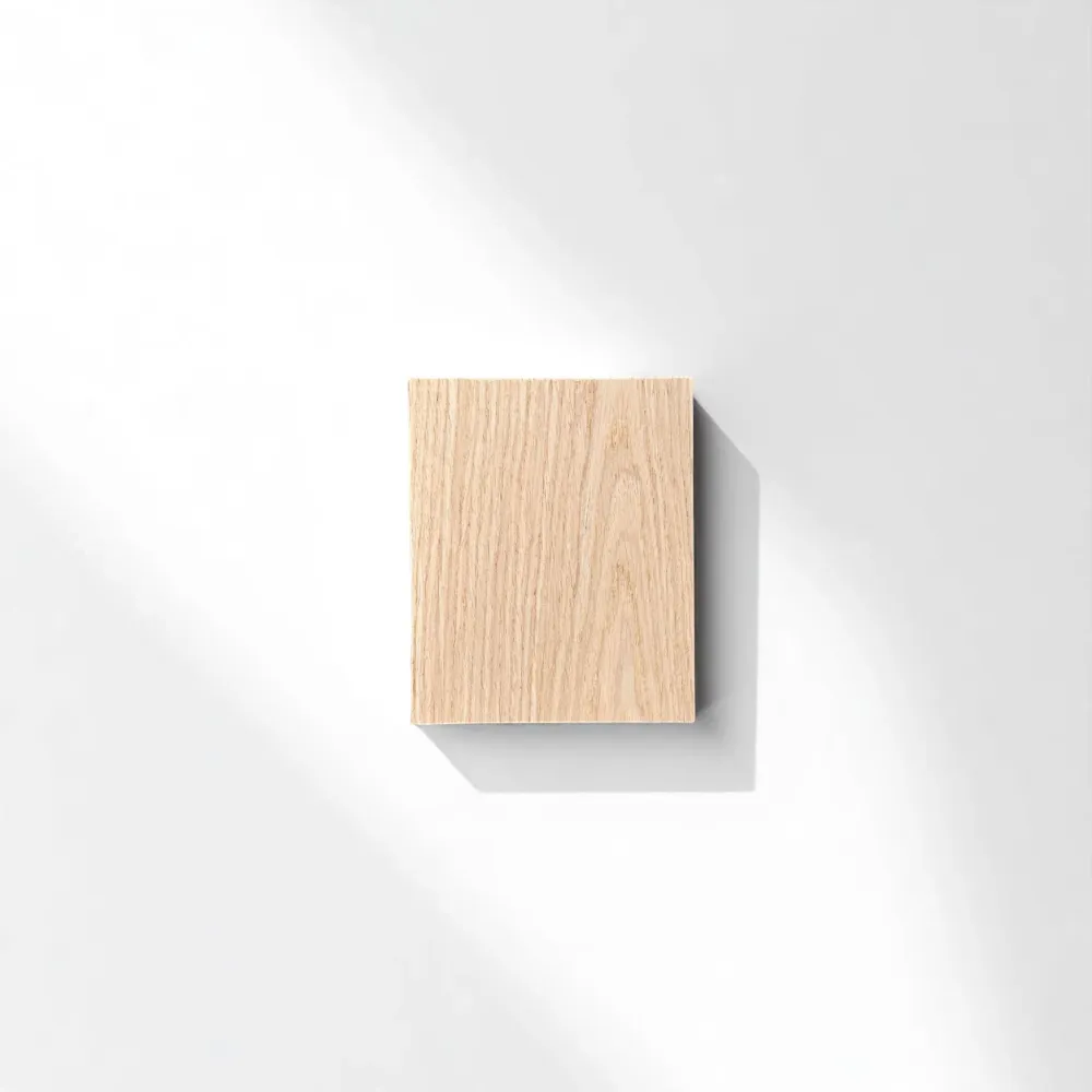 ULTRALIGHT Accent Wall Panel Sample White Oak, Azabache Felt
