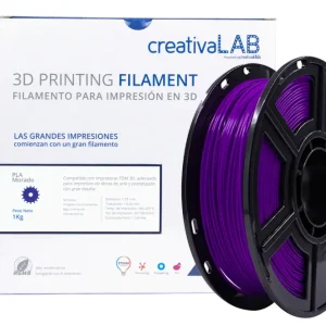 Filamento CreativaLab PLA Morado Nítido 1.75mm 1 kg para Impresoras 3D