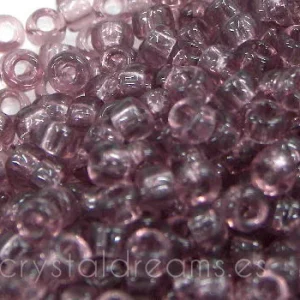 8/0 MIYUKI - rocalla - Trasp Smoky Amethyst - 1gr. - 142 con Certificación CE