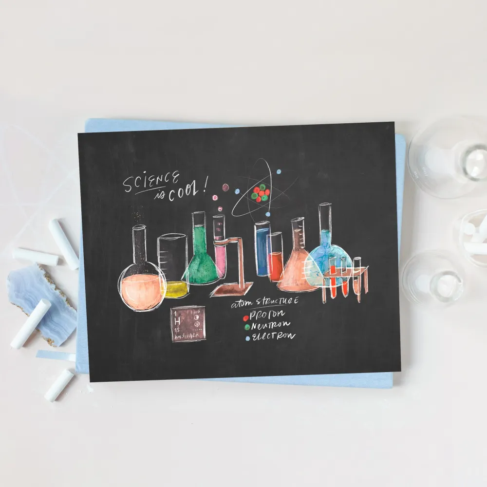 Science is Ligero | Blackboard | Art Print