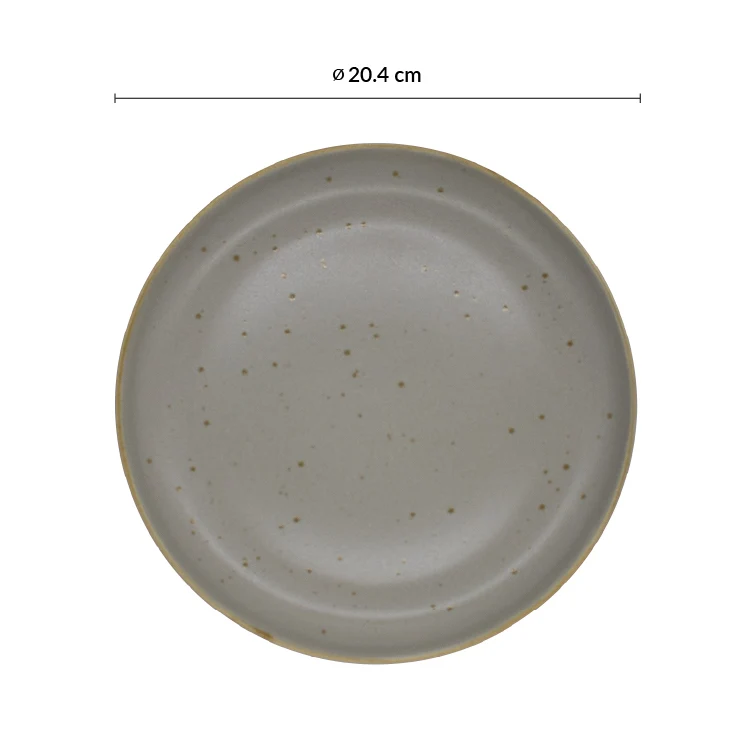 Plato Coupe 20.4 cm Gris Avola