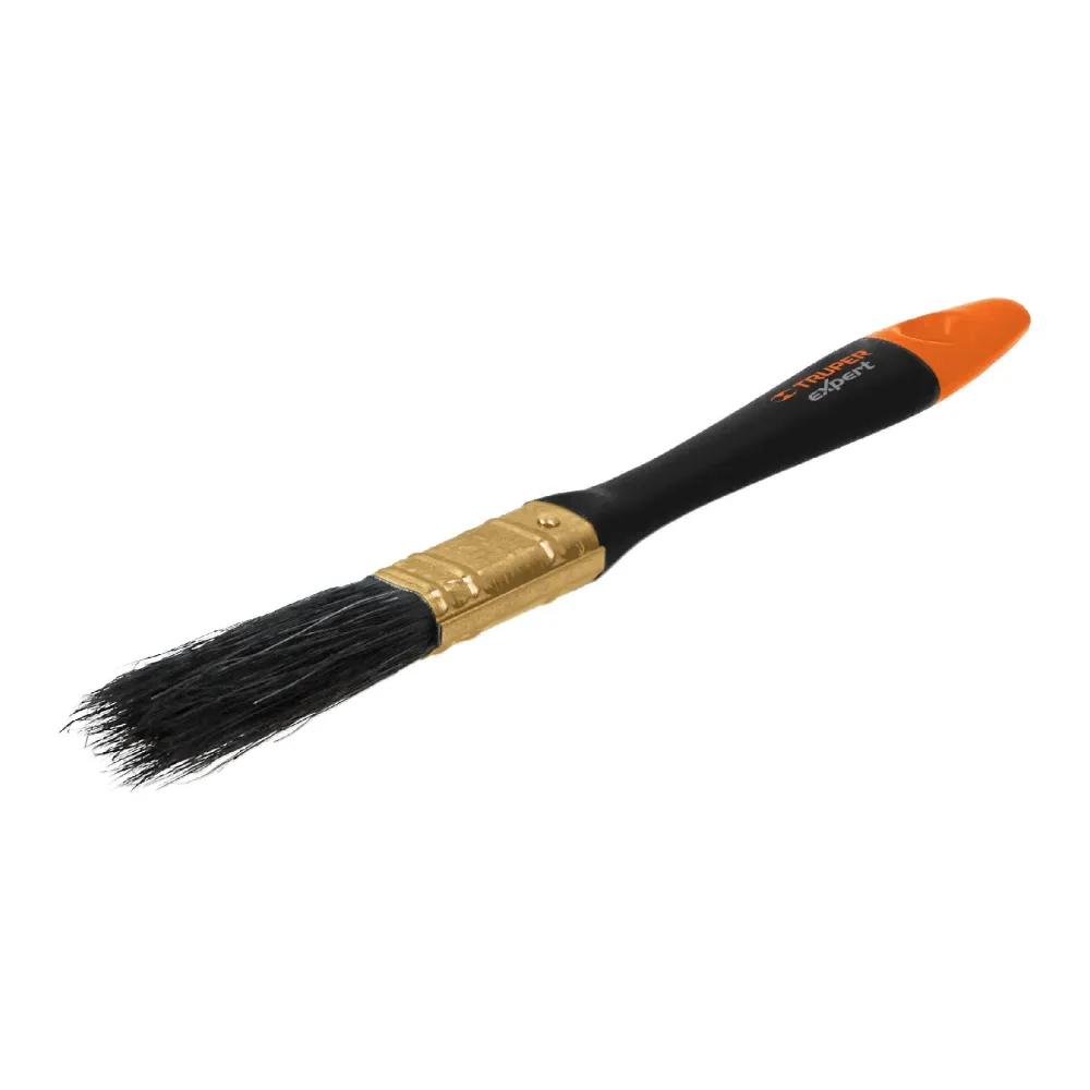 Brocha, mango de plástico, 1/2", Truper Expert con Salida de Datos