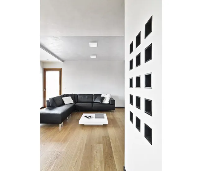 FORLIGHT Plafon Ip23 Easy Square Surface 170Mm Led 10W 3000K Blanco 874Lm