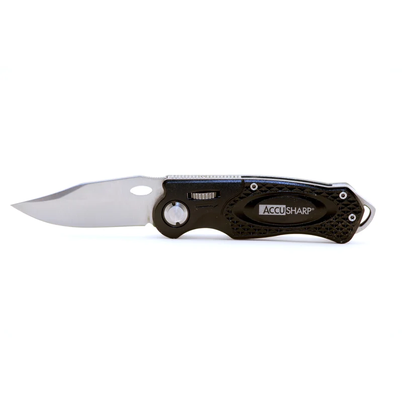 NAVAJA PLEGABLE NEGRA 4"L AccuSharp