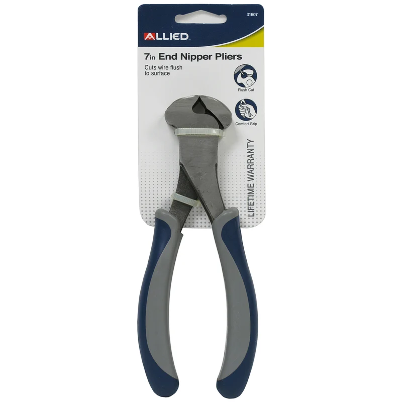 ALICATE DE CORTE DE EXTREMO PLANO 7"L Allied