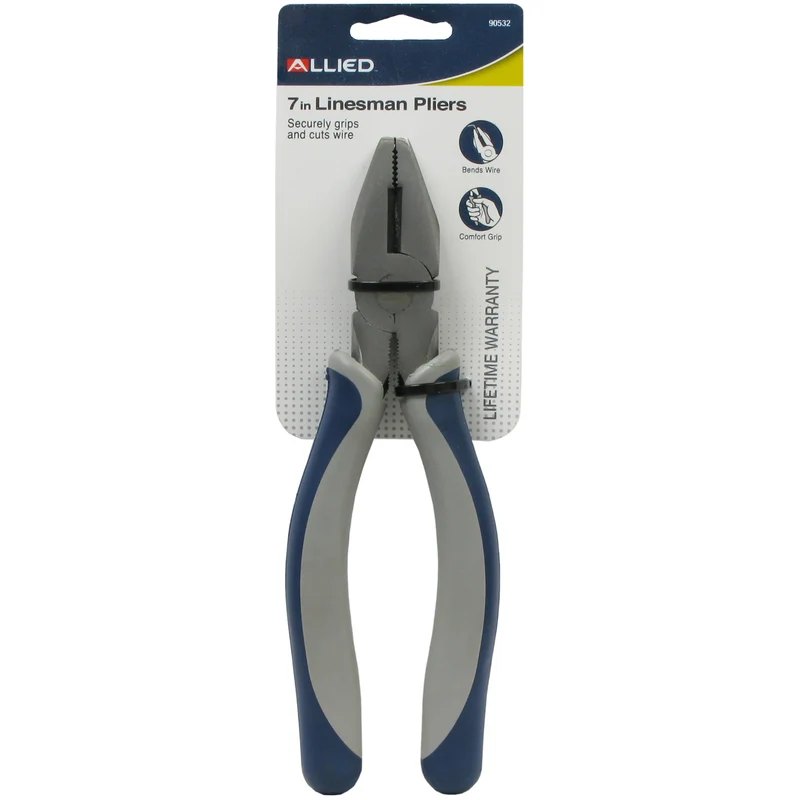 ALICATE DE LINEA GRIS 7"L Allied