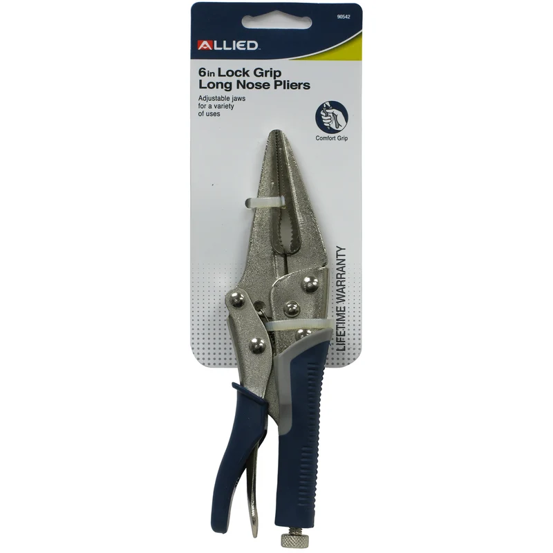 ALICATE DE PUNTA LARGA AZUL 6"L Allied