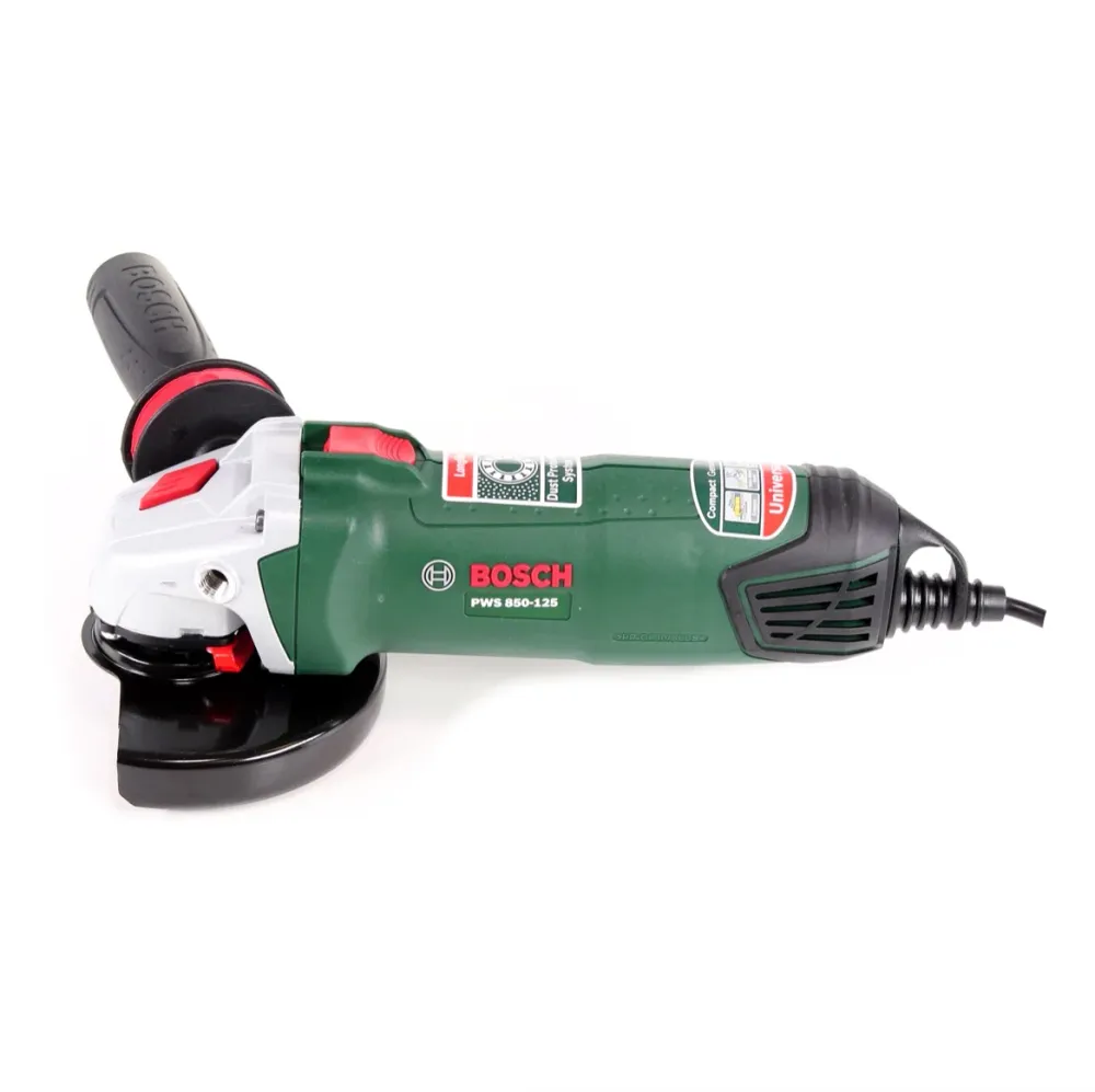 Bosch PWS 850-125 Amoladora angular 850 W 125 mm en maletín de transporte Bosch Grün