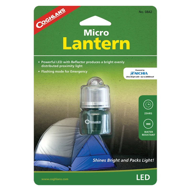 LINTERNA DE PLÁSTICO 1.94X2" Coghlan's