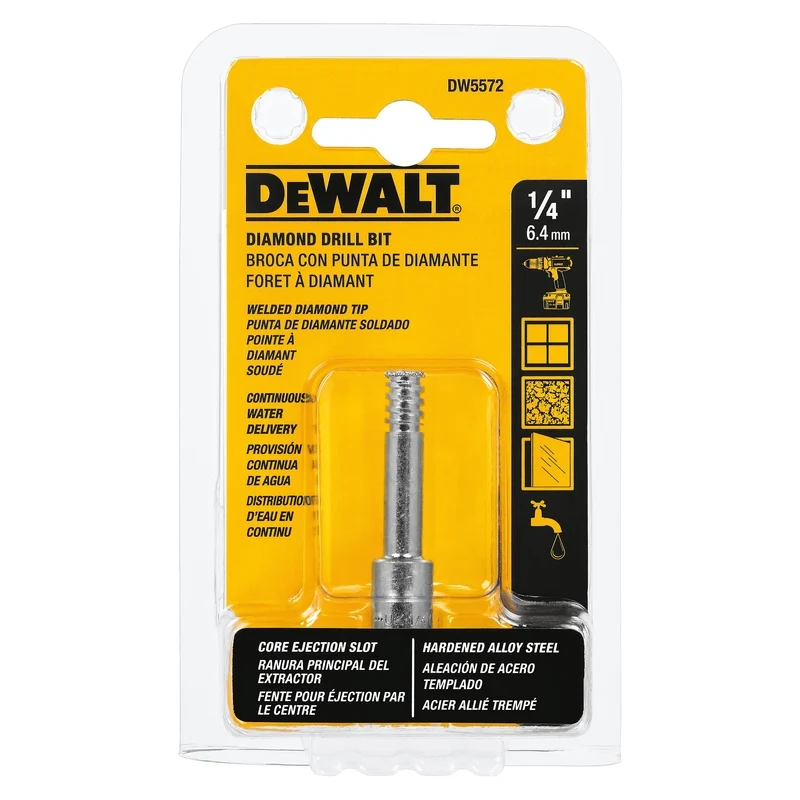 Broca de diamante de 1/4" DeWalt