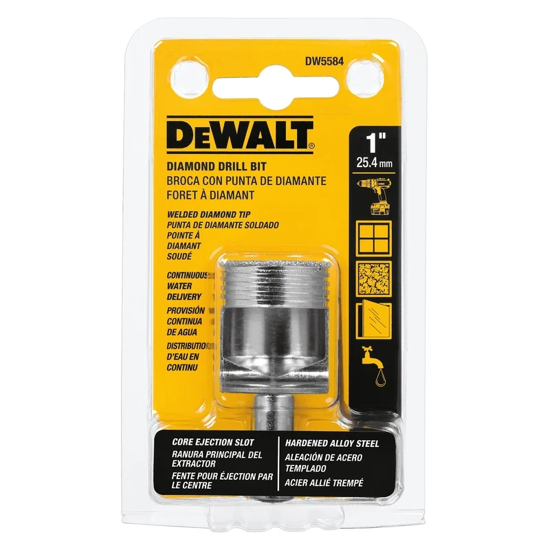 Broca de diamante de 1" DeWalt