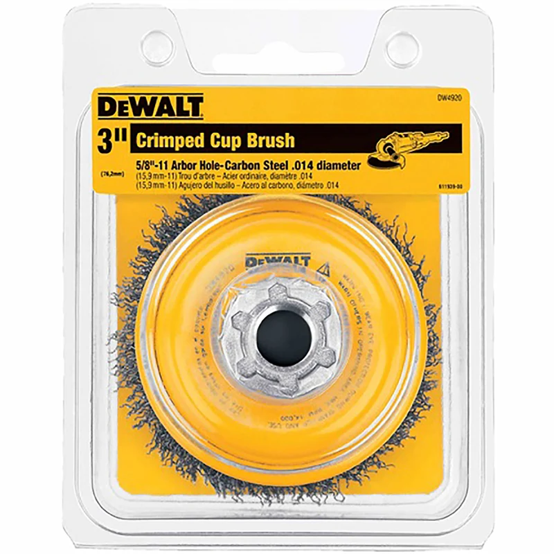 Cepillo de taza de 3" DeWalt