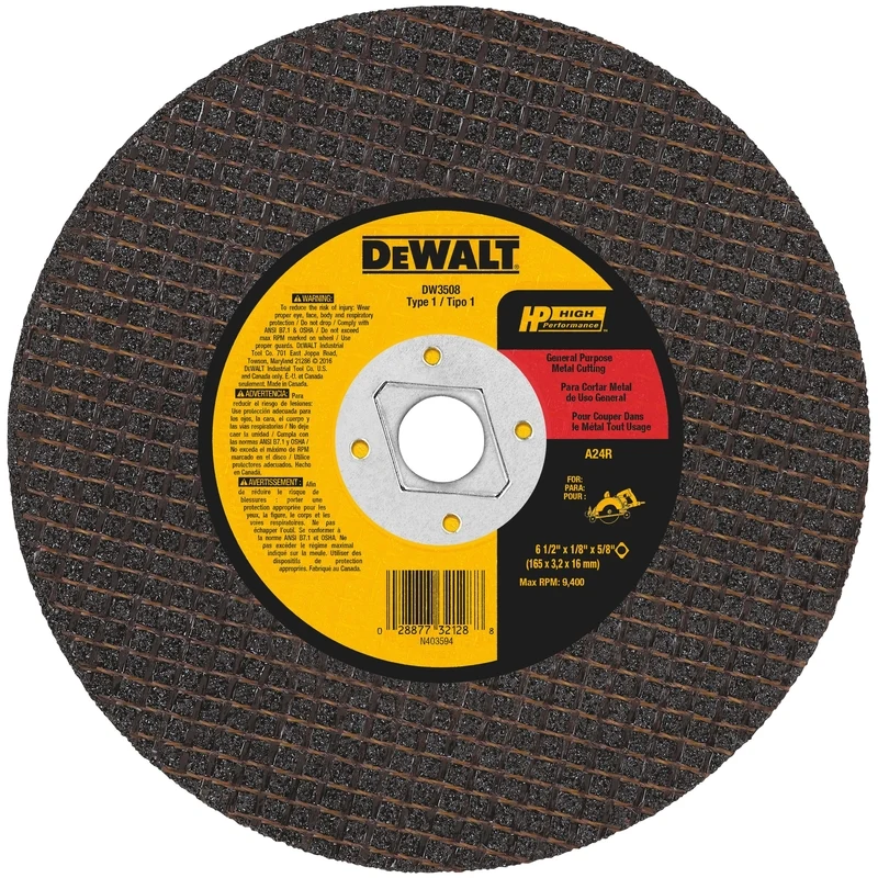 Corte Mtl 6-1/2" X 1/8" X 5/8" DeWalt