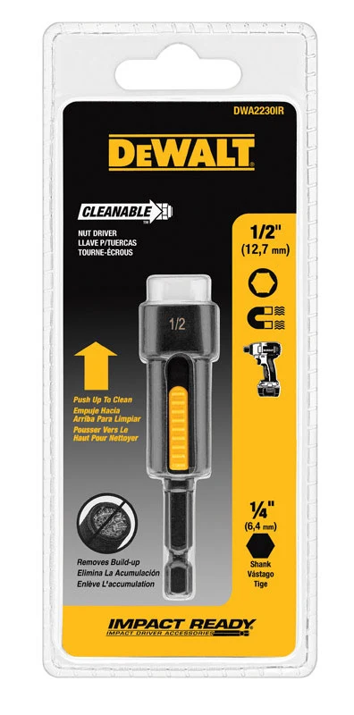 Destornillador de tuercas lavable de 1/2" DEWALT