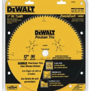 Edificio Precisn Trim de 12" y 96T DeWalt