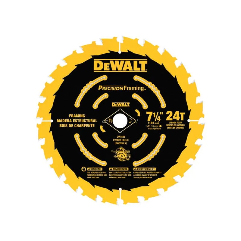 Precisión Swbld 7-1/4"24T DEWALT