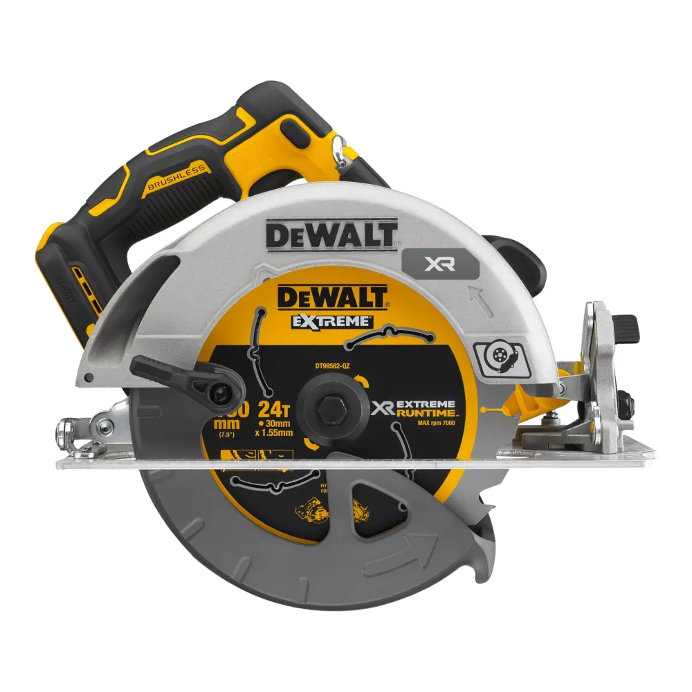 Sierra circular sin cable DeWalt DCS 573 X1 18 V 190 x 30 mm sin escobillas + 1x baterí 9,0 Ah + cargador