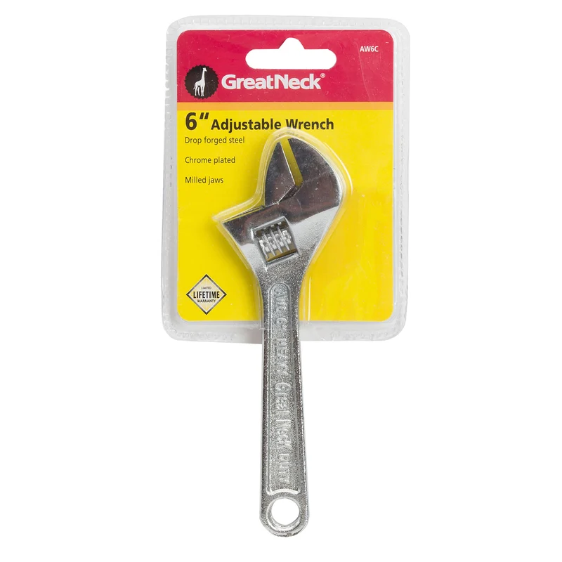 LLAVE AJUSTABLE 6"L Great Neck