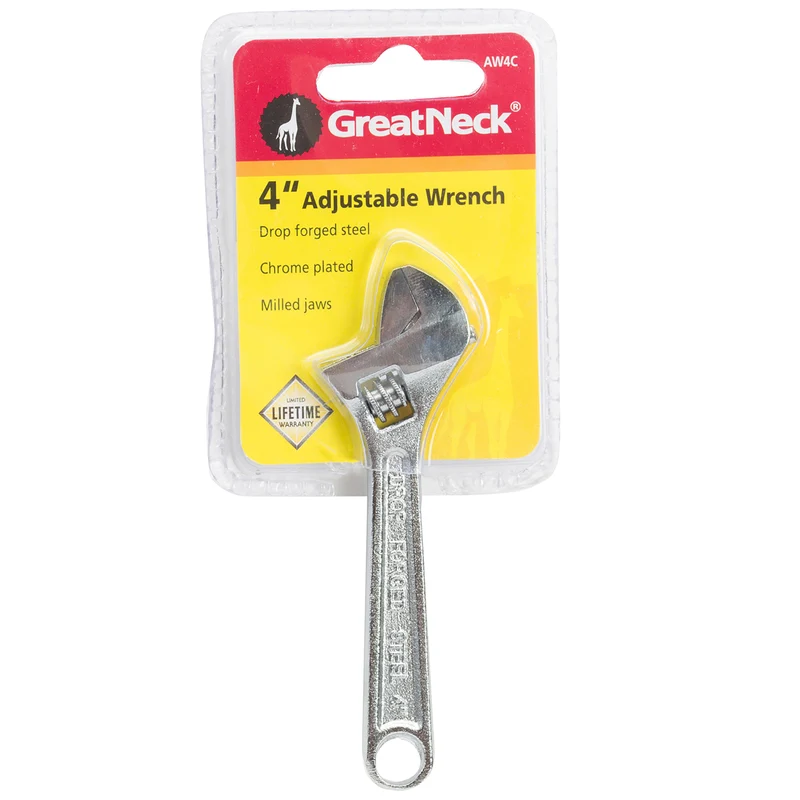 LLAVE AJUSTABLE 4"L Great Neck