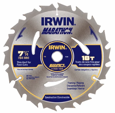 HOJA DE SIERRA CRB 7-1/4" 18T Irwin