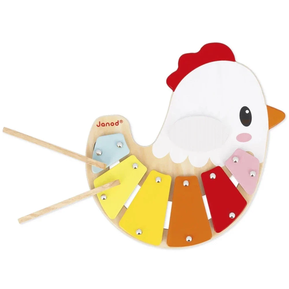 Xilófono la gallina de madera JANOD