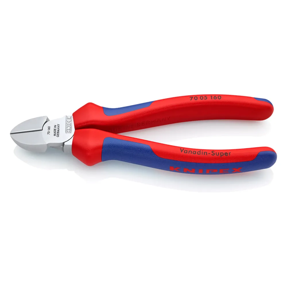 (7005160) PINZA CORTE DIAGONAL 6.4 (160MM) CROMADO KNIPEX
