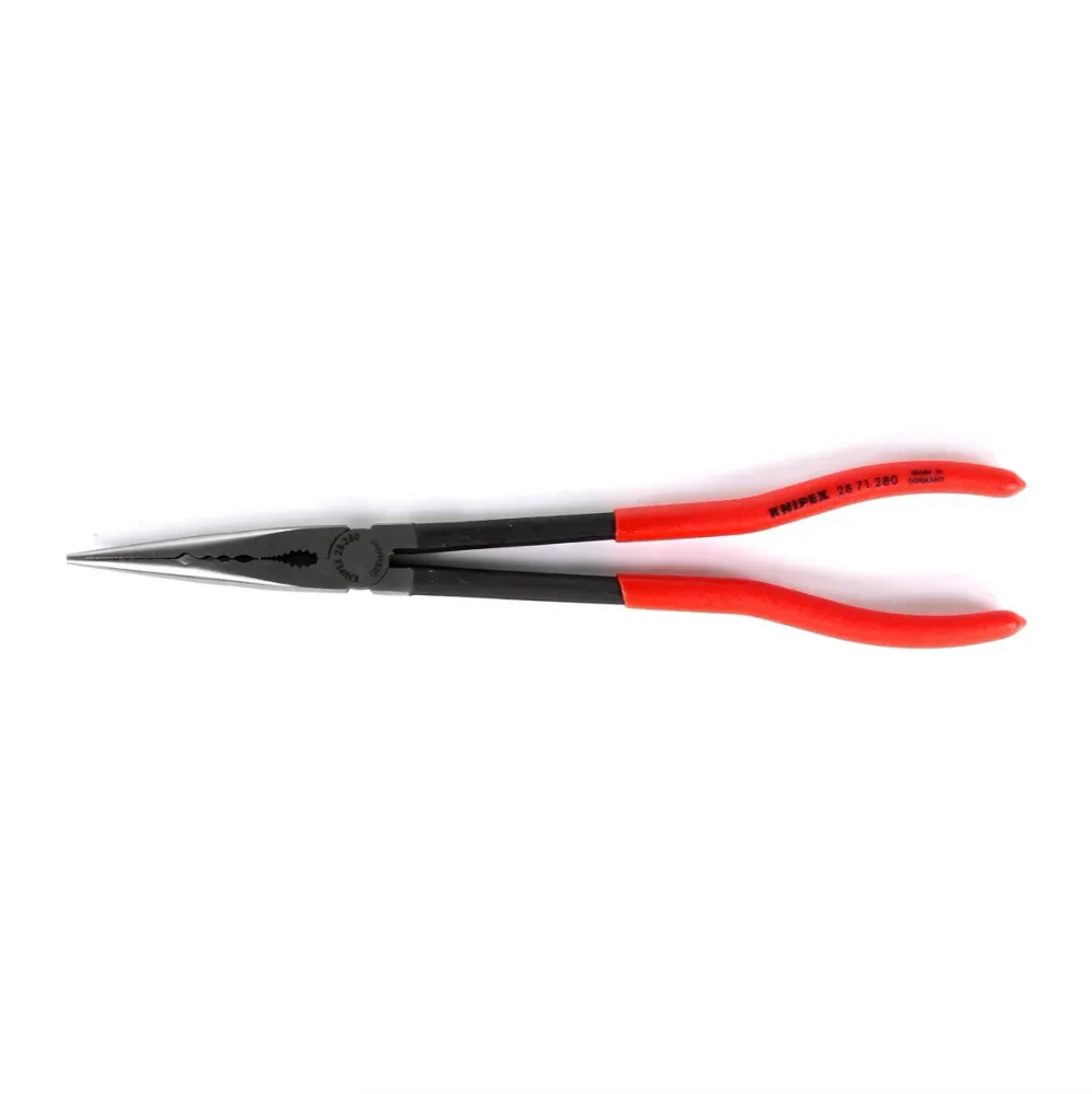 Alicates de montaje KNIPEX, versión recta con perfiles transversales (28 71 280)