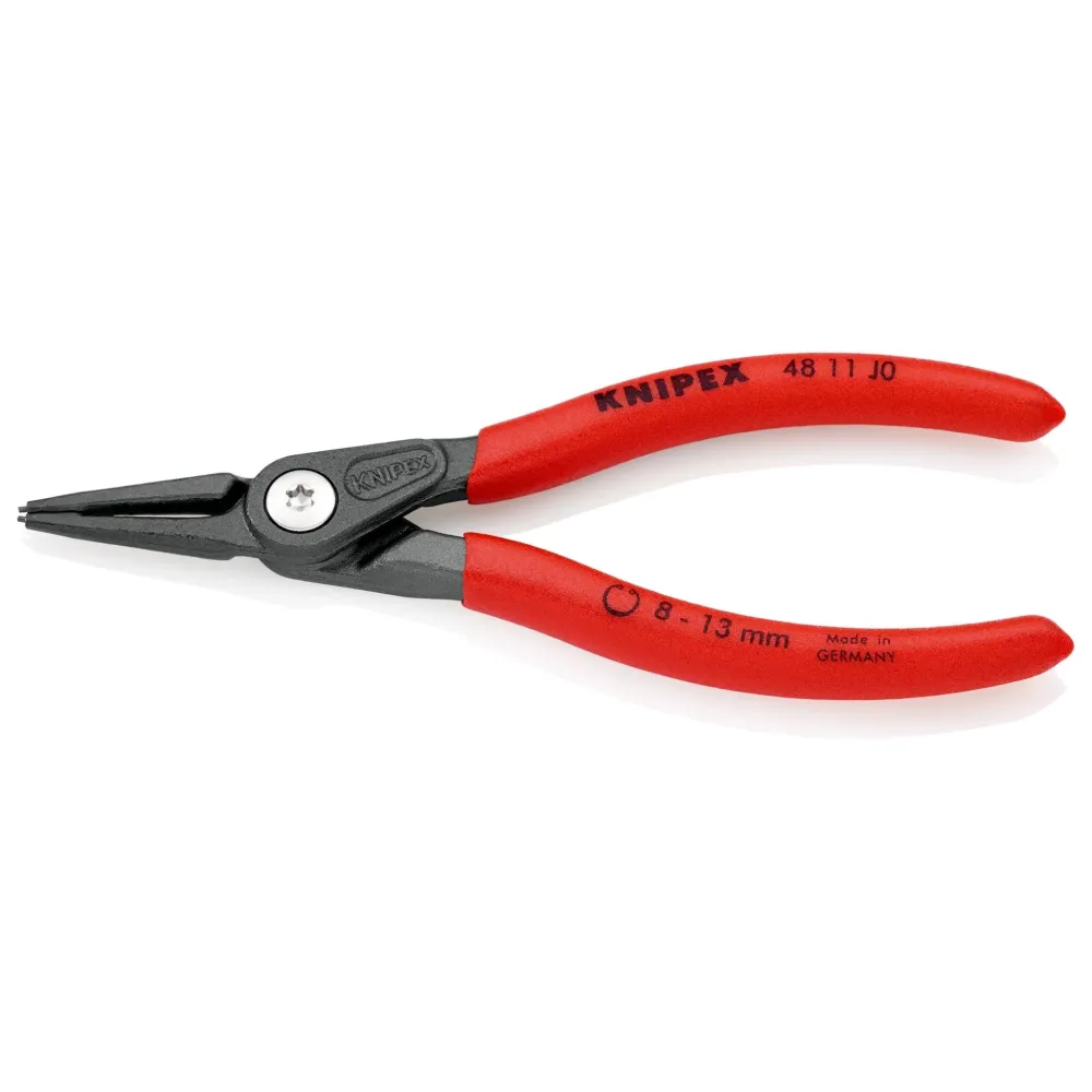Knipex 48 11 J0 - Alicate de precisión recto para arandelas interiores , para arandelas de 8 13 mm